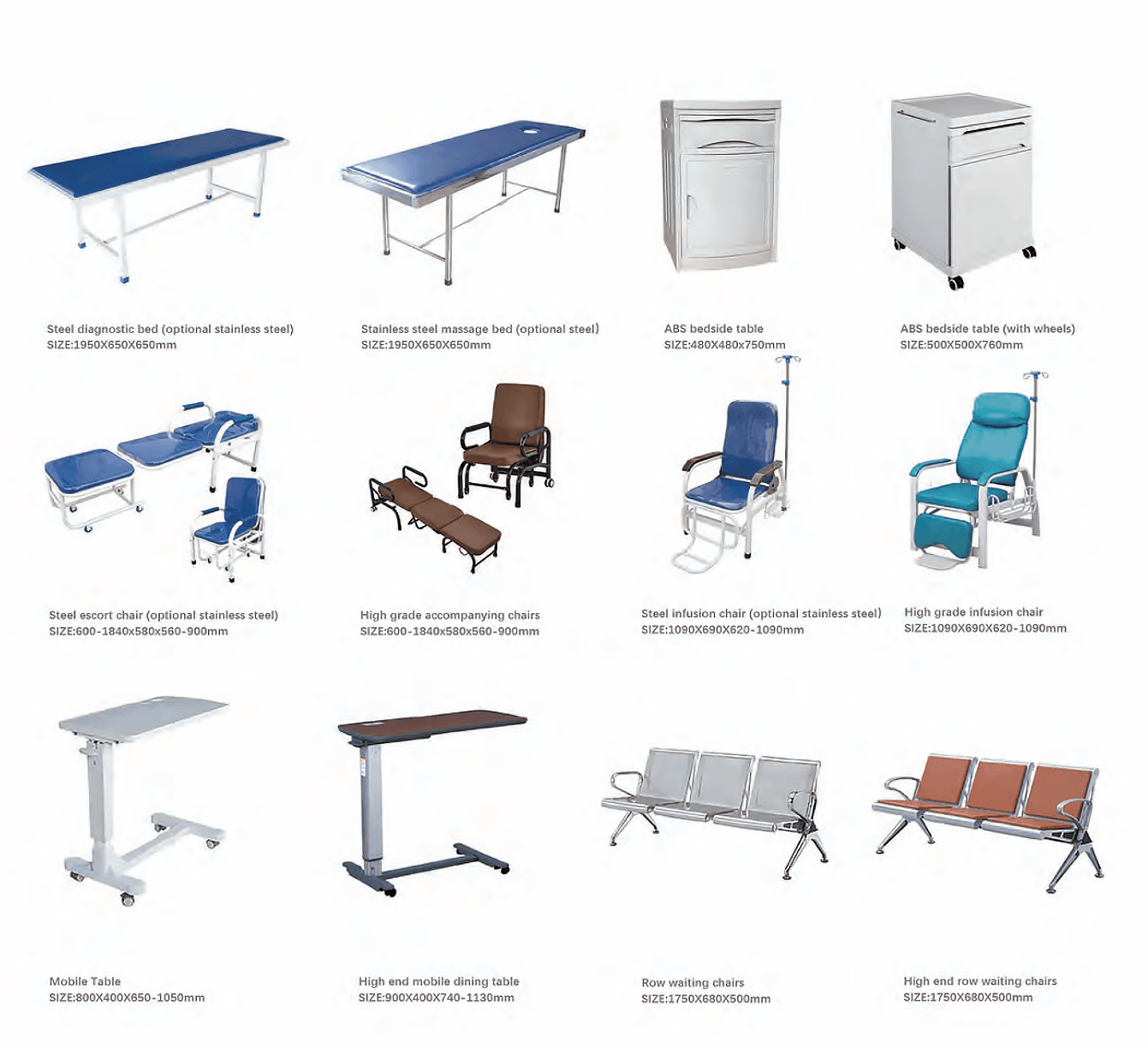 Bed Supporting Facilities Specifications